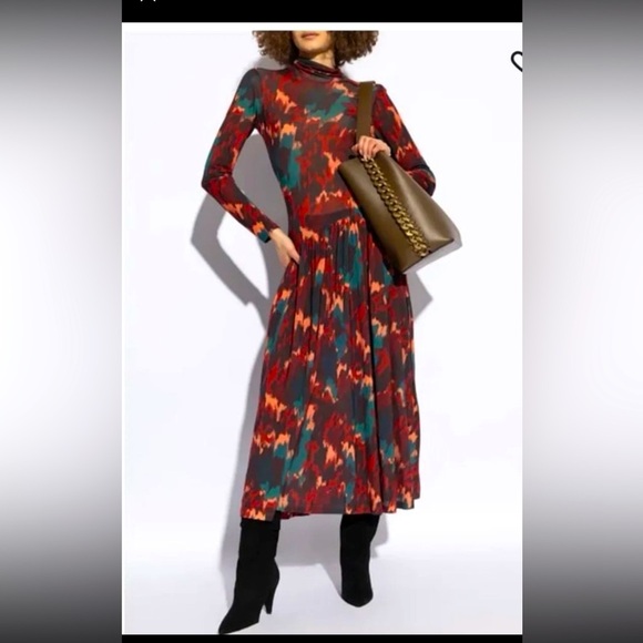 Ulla Johnson Dresses & Skirts - New with tags
Ulla Johnson
Fernanda graphic-print long-sleeve dress
Size Medium